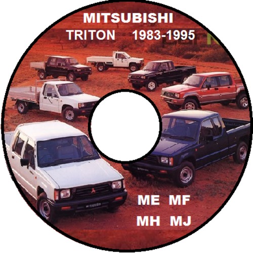 Product picture MITSUBISHI TRITON ME MH MJ 1983-1994 MODEL WORKSHOP MANUAL