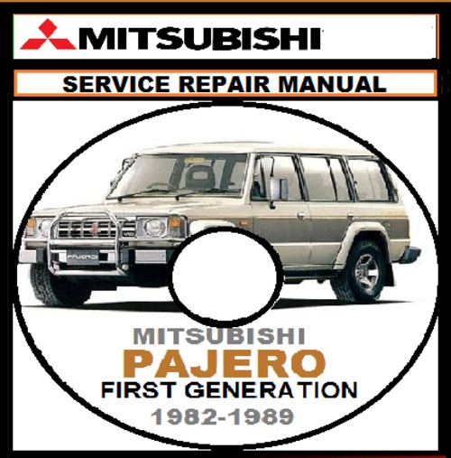 Product picture 1982-89 MITSUBISHI PAJERO-MONTERO 4WD WORKSHOP MANUAL