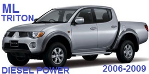 Product picture MITSUBISHI ML MN TRITON  DIESEL WORKSHOP MANUAL 2006-2012
